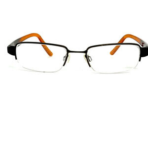 NIKE 8062 226 Eyeglasses Frames Silver Brown Womens 49-18-140 19305